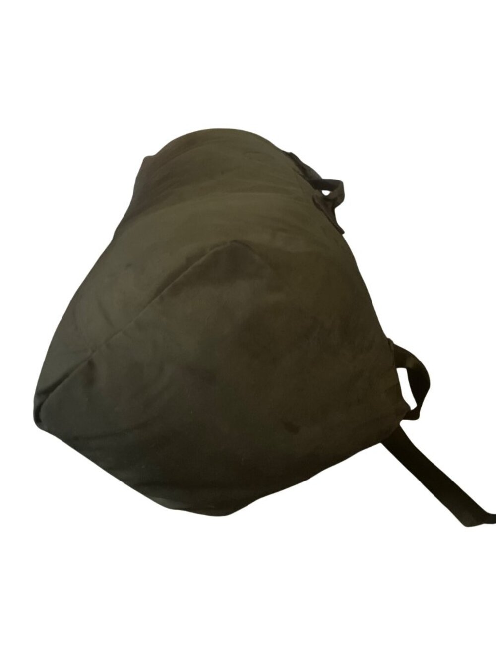 US Military Green Canvas Duffle Bag W/ Shoulder Strap Seamans Travel Gear - Picture 6 of 6